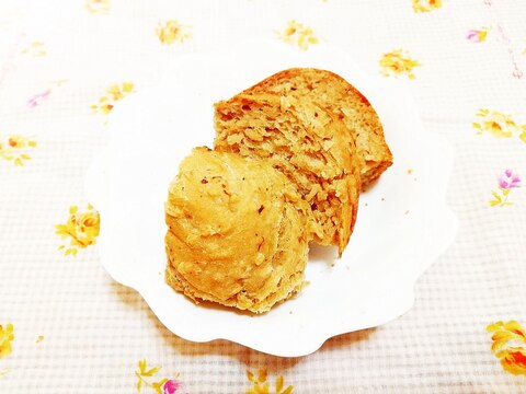 シナモン風味♪薄力粉で作るプルーン入りHB御飯パン